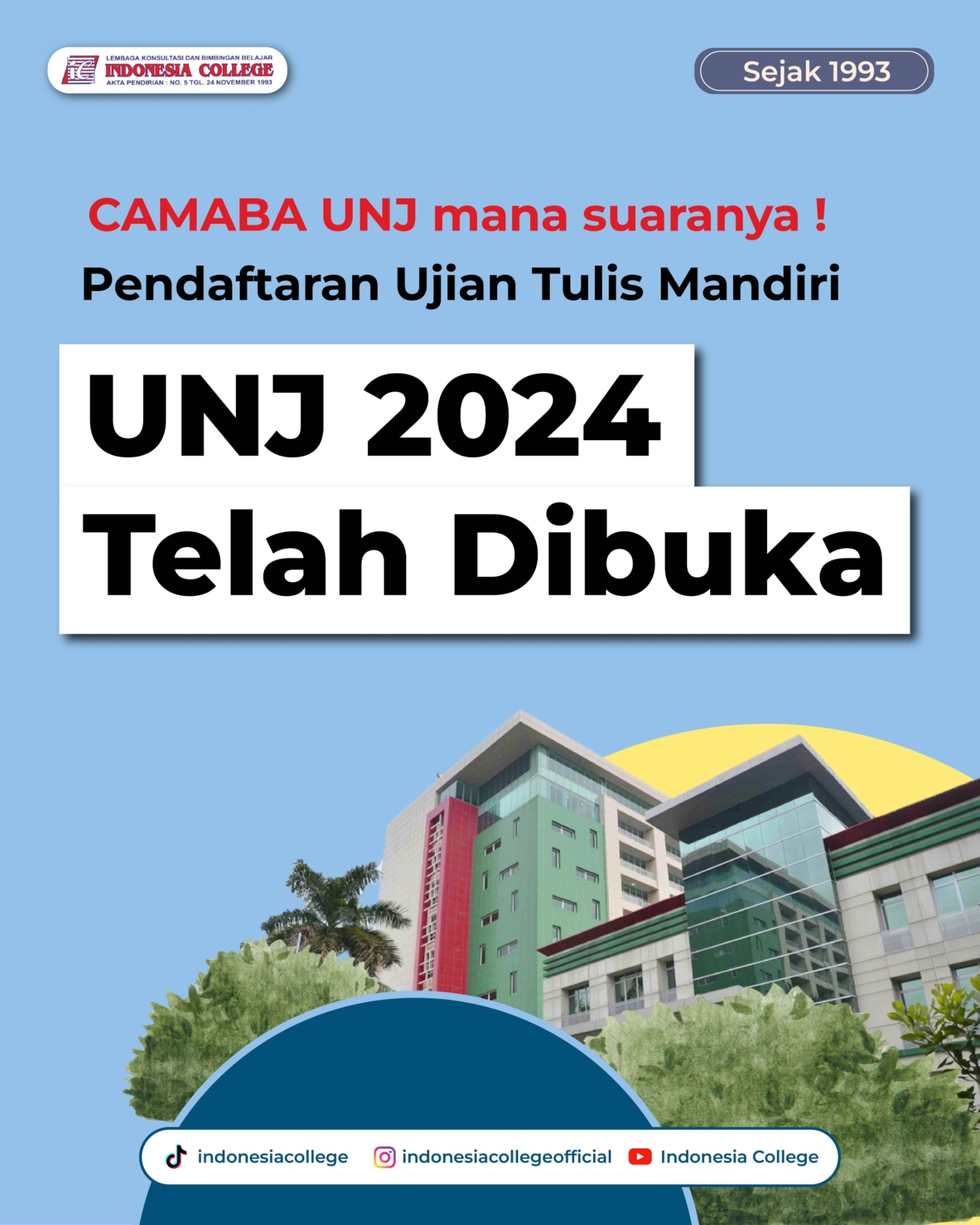 Seleksi Mandiri UNJ 2024