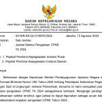 jadwal CPNS 2024