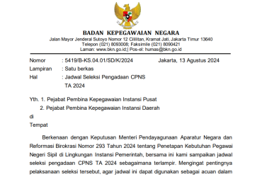 jadwal CPNS 2024