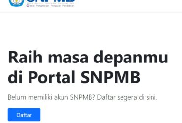 cara daftar akun SNPMB untuk gapyear