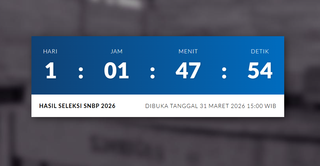 kapan pengumuman SNBP 2026
