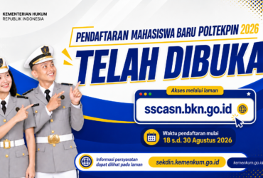 Pendaftaran Poltekpin 2026